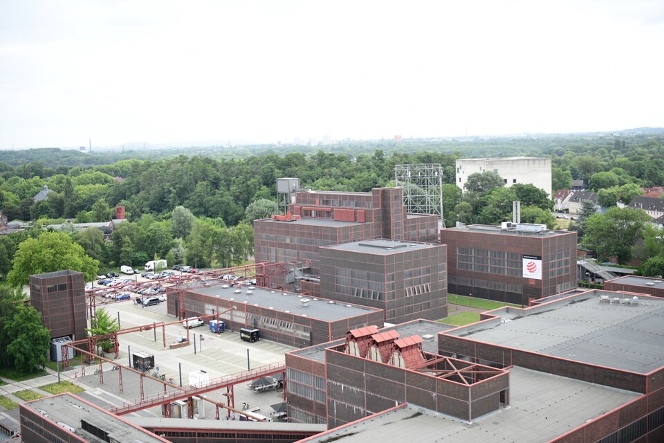 45m 높이에서 내려다본 졸페라인 광업단지