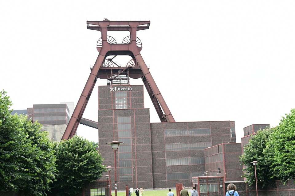 졸페라인 광업단지의 상징인 권양기